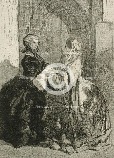 La Traite des Blanches, 1857. Creator: Félicien Rops.