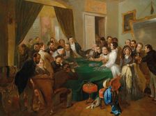 La Traviata: scene at the gaming table, 1866