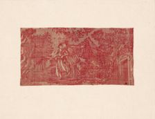 La Trève de Dieu (God's Truce) (Furnishing Fabric), France, c. 1820. Creator: Unknown