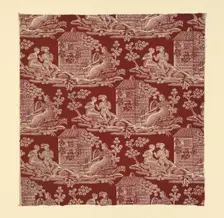La Trève de Dieu (God's Truce) (Furnishing Fabric), France, c. 1820. Creator: Unknown