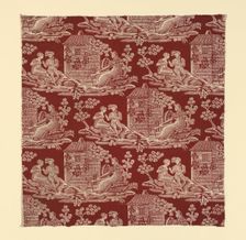 La Trève de Dieu (God's Truce) (Furnishing Fabric), France, c. 1820. Creator: Unknown