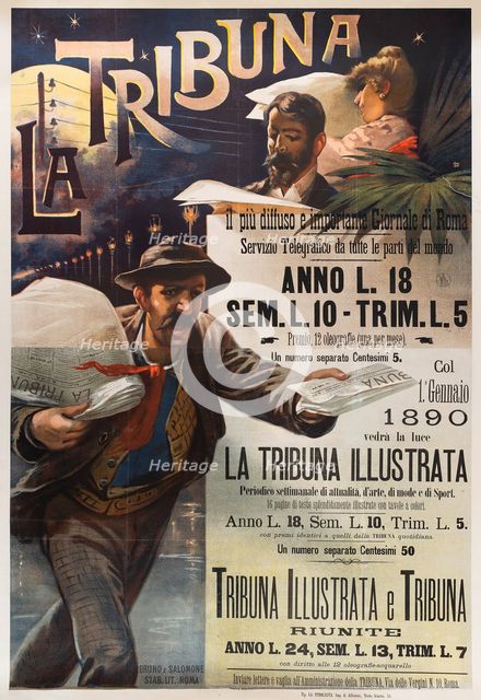 La Tribuna Illustrata, 1890. Creator: Anon.