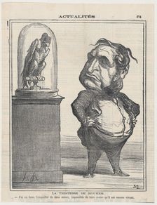 La Tristesse de Rouher, 1871. Creator: Honore Daumier