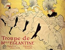 La Troupe de Mademoiselle Eglantine, 1895., 1895. Creator: Henri de Toulouse-Lautrec