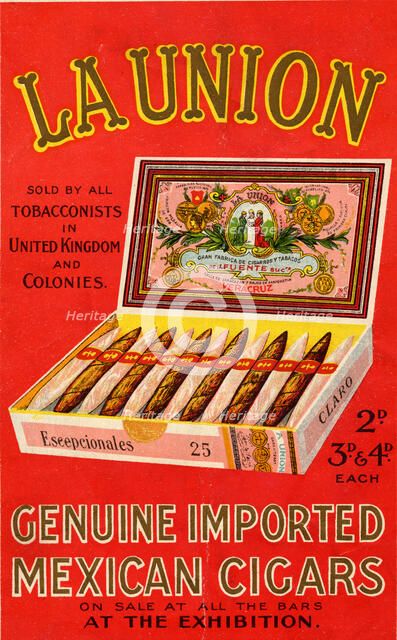 La Union cigars, 1900s. Artist: Unknown