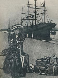La Voyageuse c1920, (1923). Artist: Maxime Dethomas