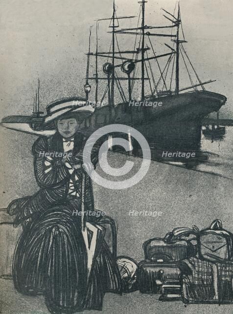 'La Voyageuse', c1920, (1923). Artist: Maxime Dethomas.