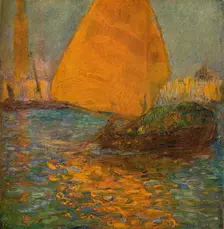La Voile Jaune c1905. Artist: Gaston la Touche
