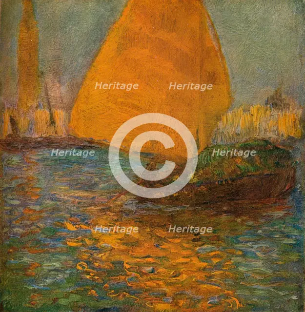 'La Voile Jaune', c1905. Artist: Gaston la Touche.