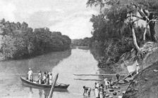 'La Volta Noire a Koury; L'Ouest Africain 1914. Creator: L Marc