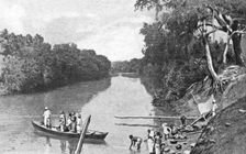 'La Volta Noire a Koury; L'Ouest Africain 1914. Creator: L Marc