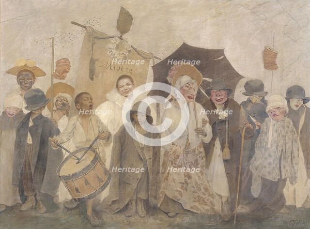 La Vachalcade. Artist: Pelez, Fernand (1848-1913)