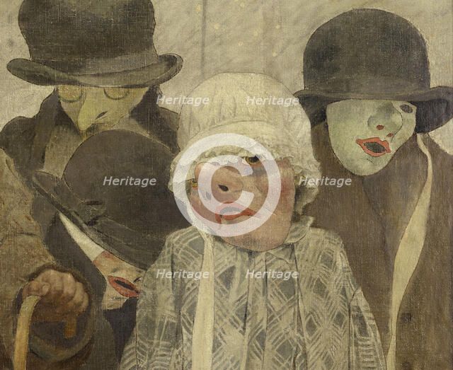 La Vachalcade, between 1896 and 1900. Creator: Fernand Pelez.