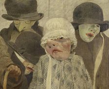 La Vachalcade, between 1896 and 1900. Creator: Fernand Pelez