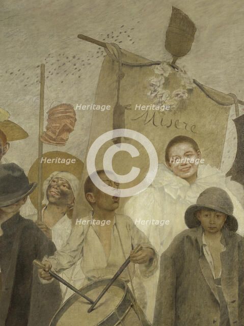 La Vachalcade, between 1896 and 1900. Creator: Fernand Pelez.