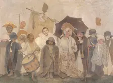 La Vachalcade, between 1896 and 1900. Creator: Fernand Pelez