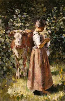 La Vachère, ca. 1888. Creator: Theodore Robinson