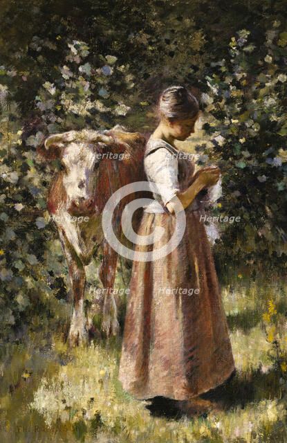 La Vachère, ca. 1888. Creator: Theodore Robinson.