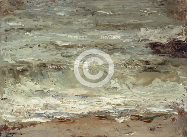 La vague, 1911. Creator: Alfred Philippe Roll.