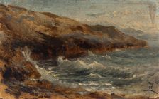 La vague, between 1850 and 1860. Creator: Felix Francois Georges Philibert Ziem