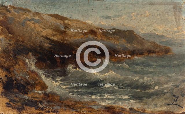 La vague, between 1850 and 1860. Creator: Felix Francois Georges Philibert Ziem.
