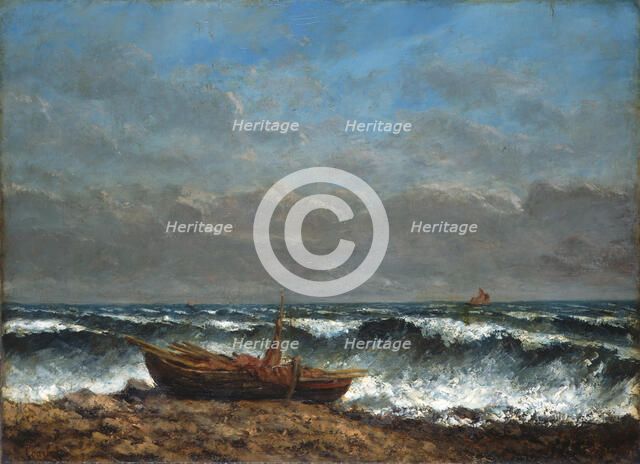 La Vague (The Wave), c. 1870.