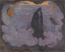 La vague violette, 1895