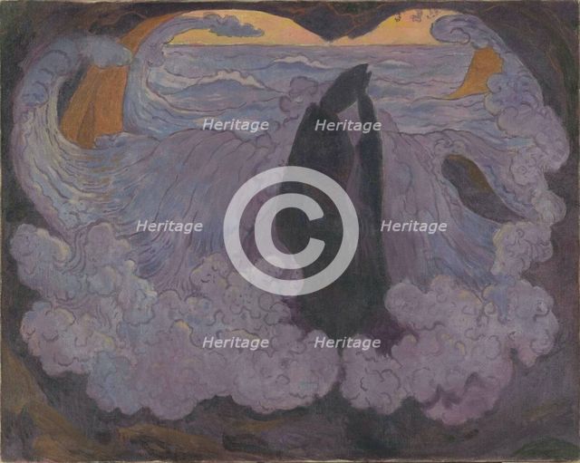 La vague violette, 1895.