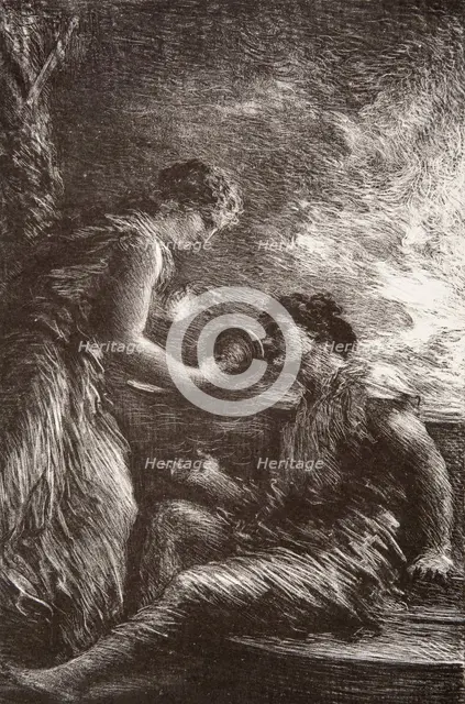La Valkyrie, 1886. Creator: Henri Fantin-Latour.