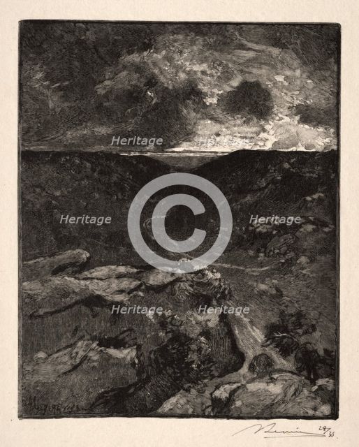 La vallèe de Franchard. Creator: Auguste Louis Lepère (French, 1849-1918).
