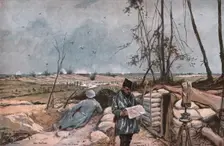 'La Vallee de la Somme pres de Clery 1916 (1924). Creator: Francois Flameng