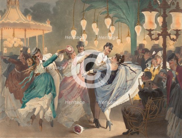 La valse à Mabille, 1870.