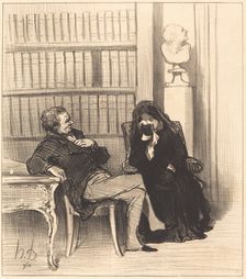 La veuve, c1846. Creator: Honore Daumier
