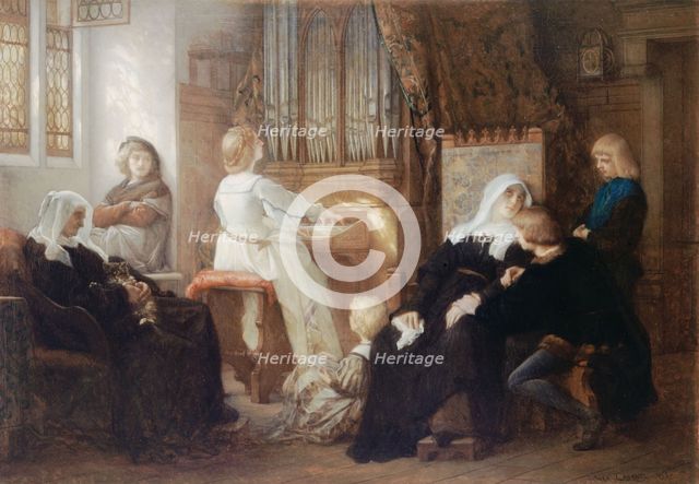 La veuve du maître de chapelle, 1859. Creator: Alexandre Cabanel.