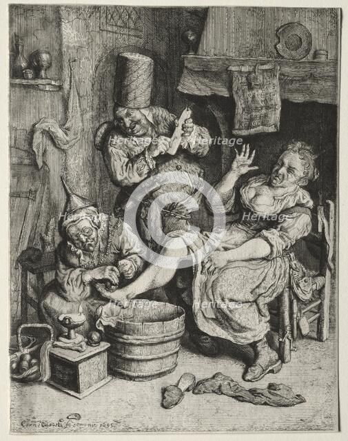 La Ventouse, 1695. Creator: Cornelis Dusart (Dutch, 1660-1704).