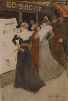 La vitrine de Sagot, 1898. Creator: Bottini, Georges Alfred (1874-1907)