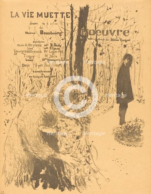 La Vie muette, 1894. Creator: Edouard Vuillard.
