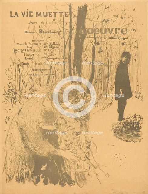 La Vie muette, 1894. Creator: Edouard Vuillard.