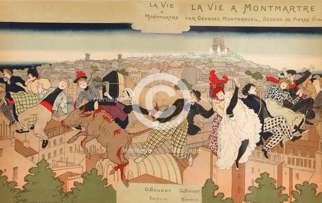 La Vie à Montmartre, 1897. Creator: Vidal, Pierre Marie Louis (1849-1925).