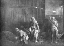 'La vie en Campagne; Le poste de secours de Souain 1914. Creator: Unknown