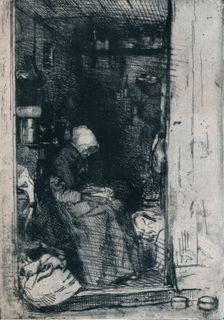 La Vieille aux Loques 1858 (1903-1904). Artist: James Abbott McNeill Whistler