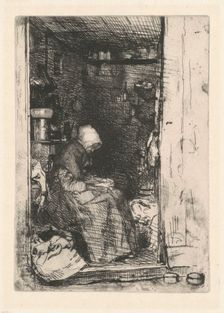 La Vieille aux Loques, 1858. Creator: James Abbott McNeill Whistler