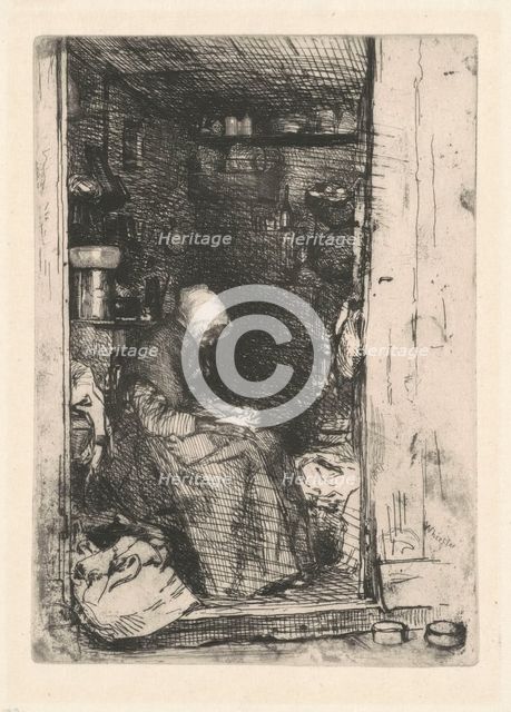 La Vieille aux Loques, 1858. Creator: James Abbott McNeill Whistler.