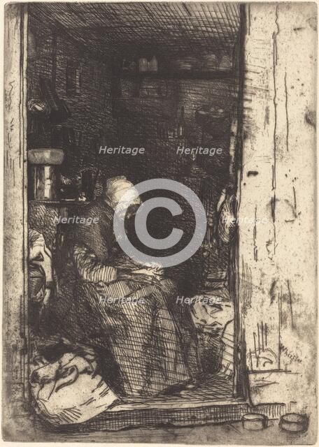 La Vieille aux Loques, 1858. Creator: James Abbott McNeill Whistler.