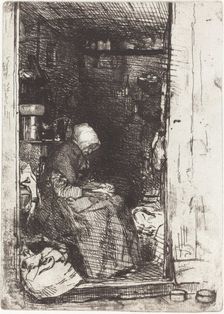 La Vieille aux Loques, 1858. Creator: James Abbott McNeill Whistler