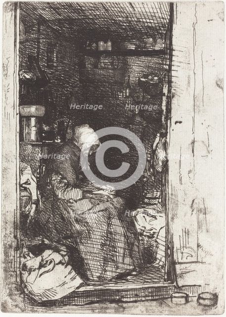 La Vieille aux Loques, 1858. Creator: James Abbott McNeill Whistler.