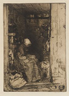 La Vieille aux Loques, 1858. Creator: James Abbott McNeill Whistler