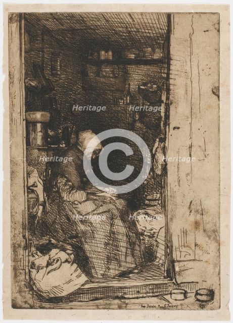 La Vieille aux Loques, 1858. Creator: James Abbott McNeill Whistler.
