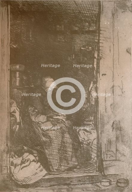 'La Vieille Aux Loques', c1858, (1904). Artist: James Abbott McNeill Whistler.