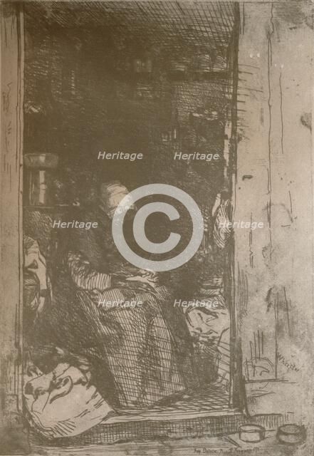 'La Vieille Aux Loques', c1858, (1904). Artist: James Abbott McNeill Whistler.